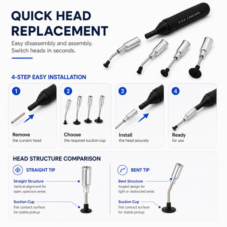 High Quality Anti-static Vacuum Suction Pen / IC Component Picker