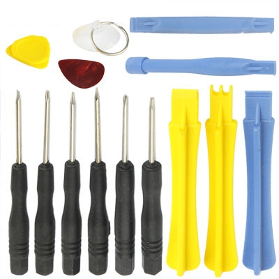 (Screwdrivers + Plastic Opening Tools) Professional Premium Precision Phone Disassembly Tool, 14 in 1