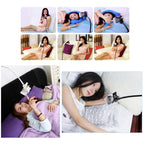 Flexible Clip Mount Holder with Clamping Base — Black
