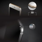 0.26mm 9H Surface Hardness 5D Explosion-proof Tempered Glass Screen Film for iPhone 6 & 6s