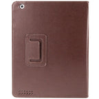 High Quality Litchi Texture Folding Leather with Sleep / Wake-up & Holder Function for iPad 2 / iPad 3 / iPad 4