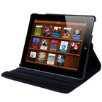 360 Degree Rotatable Leather Case with Sleep / Wake-up Function & Holder for New iPad (iPad 3)