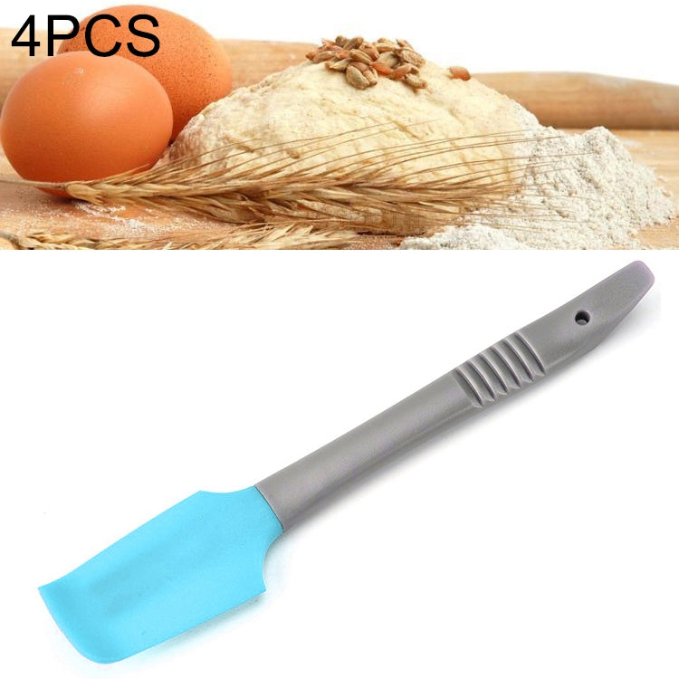 4 PCS Silicone Scraper Butter Spreader Knife Cake Smoother Cake Baking Tool — view 6