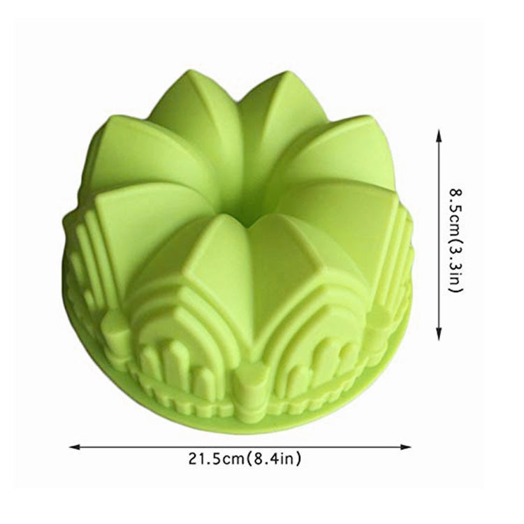 Silica Cake Dessert Mold, Crown Style