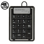USB Non-synchronous Notebook Computer Numeric Keyboard with 19 Keys — 19 Keys