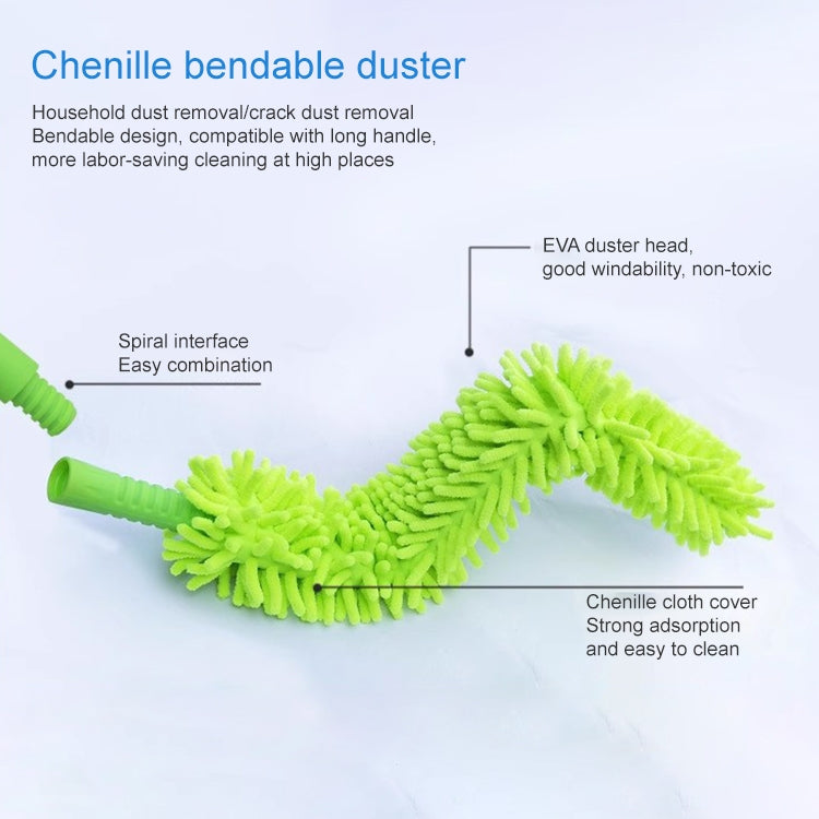 Flexible Chenille Changeable Dust Duster, Single Sided