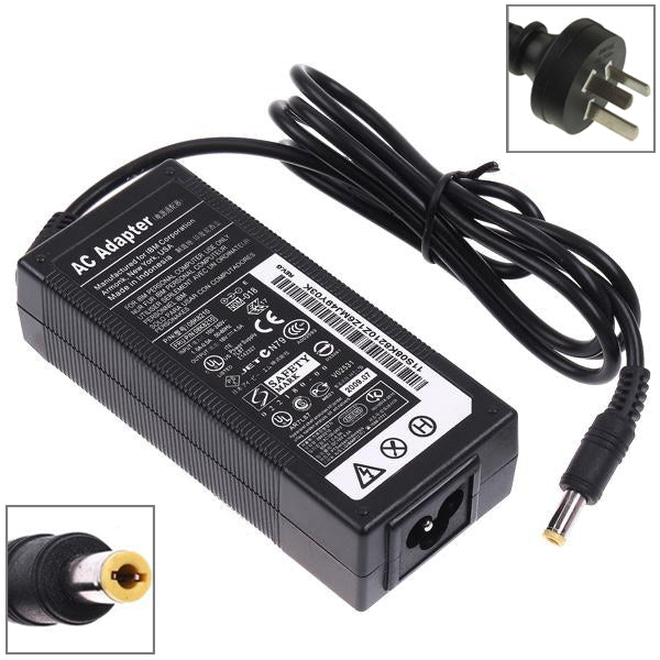 AC Adapter 19V 4.74A 90W for Lenovo Notebook, Output Tips: 5.5 x 2.5mm, EU Plug — UK Plug