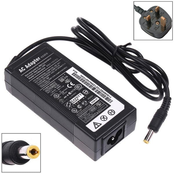 AC Adapter 19V 4.74A 90W for Lenovo Notebook, Output Tips: 5.5 x 2.5mm, EU Plug — S-LA-2007B
