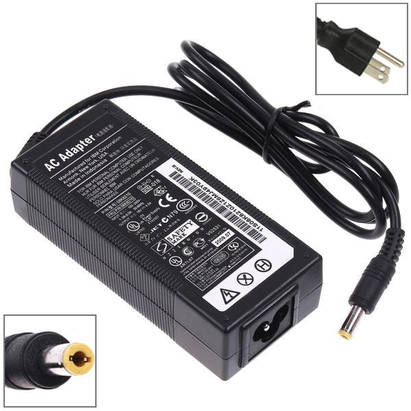 AC Adapter 19V 4.74A 90W for Lenovo Notebook, Output Tips: 5.5 x 2.5mm, EU Plug — S-LA-2007A