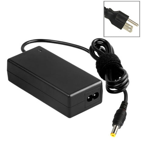 AC Adapter 19V 4.74A 75W for Toshiba Laptop, Output Tips: 5.5x2.5mm, US Plug — Black