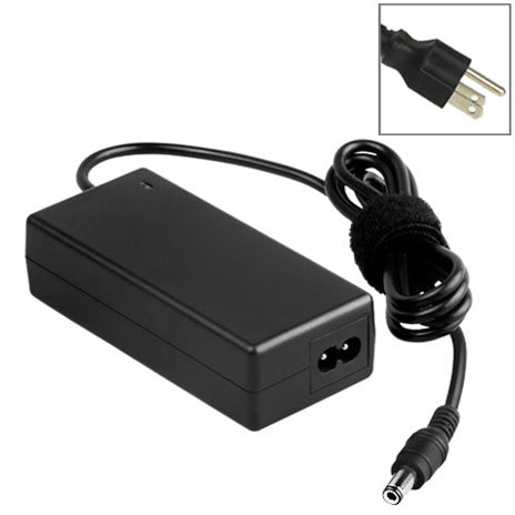 AC Adapter 15V 3A 45W for Toshiba Laptop, Output Tips: 6.3x3.0mm, US Plug — Black