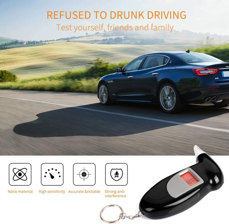 LCD Digital Alcohol Tester Breathalyzer, Alcohol Tester 2 — view 9