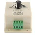 Single Color Dimmer Switch LED Dimmer Controller for Strip Light DC12-24V, Output Current: 8A — view 4
