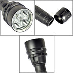 5000 LM UV Purple Light, Diving Depth: 150m (Black)