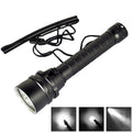 5 x LED White Light Diving Flashlight, 6800 LM, Diving Depth: 150m