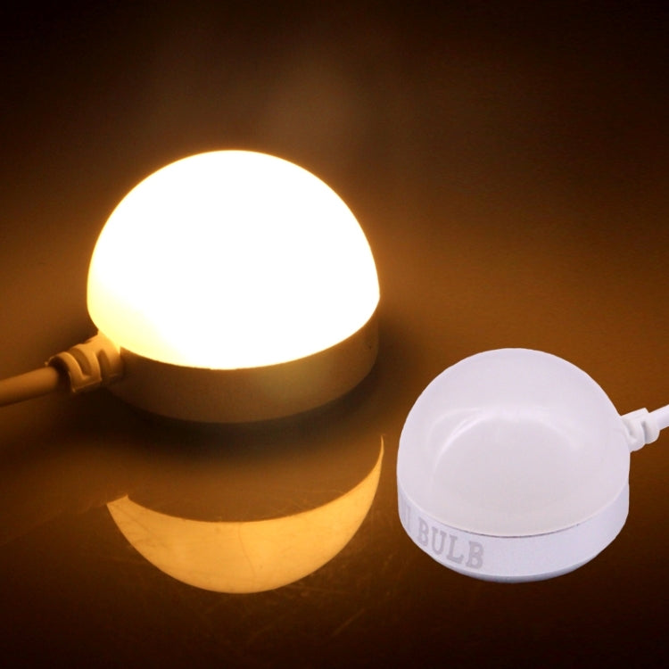 USB-2W 5V 140-150Lumens 6 LED, White Light