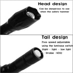 LT-XD White Light LED Flashlight 1800 LM 5-Modes(Black) — view 4