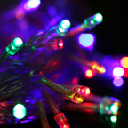 100 LED RGB Light with Controller, Flashing / Fading / Chasing Effect, AC 220V, EU Plug