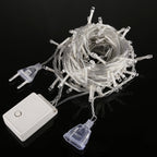 100 LED RGB Light with Controller, Flashing / Fading / Chasing Effect, AC 220V, EU Plug