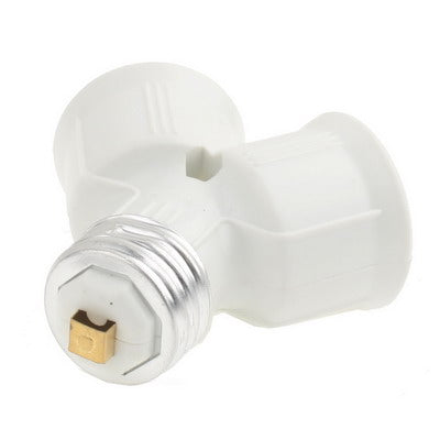 Light Bulbs Conversion Socket Double Lamp Socket, E27 to 2 E27
