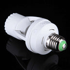360 Degrees E27 60W PIR Motion Sensor Lamp Holder, Detection Range: Around 6m, AC 110-240V