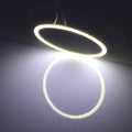 100mm 5W 180LM Angel Eyes Circles Car Headlight White Light COB LED Lights for Vehicles, DC 12-24V
