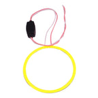 80mm 5W 180LM Angel Eyes Circles Car Headlight COB LED Lights for Vehicles, DC 12-24V