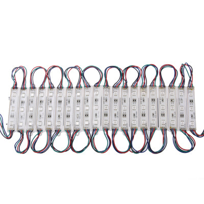 20x 3-LED RGB Light 5050 SMD LED, DC 12V