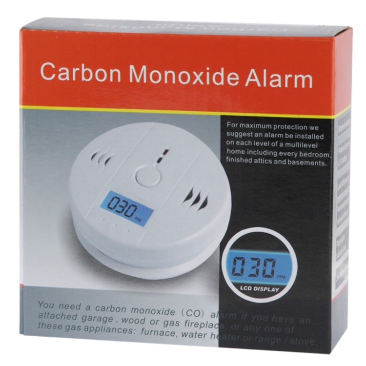 Gas Carbon Monoxide Detector Sensor Unit LCD CO Safety Alarm Tester