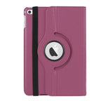 Litchi Texture 360 Degree Rotating Smart Leather Case with Holder for iPad mini 4 / mini 5 — Red