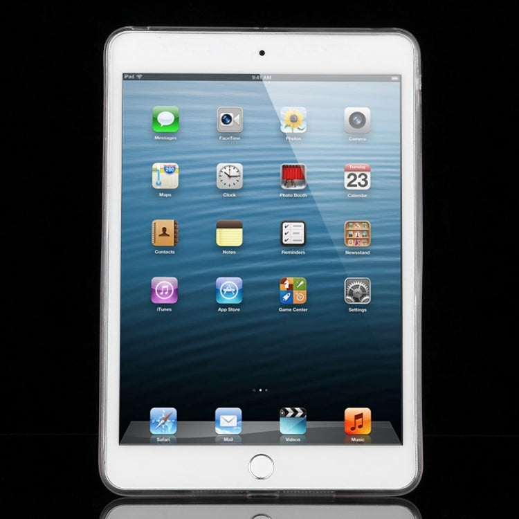 Transparent Scrub Pure Color TPU Case for iPad mini / mini 2 Retina