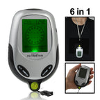 (Altimeter, Barometer, Compass, Thermoeter, Time & Calendar) Multifunction Digital Compass, 6 in 1 — 6 in 1