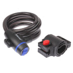 Copper Cable Security Bicycle Lock Set