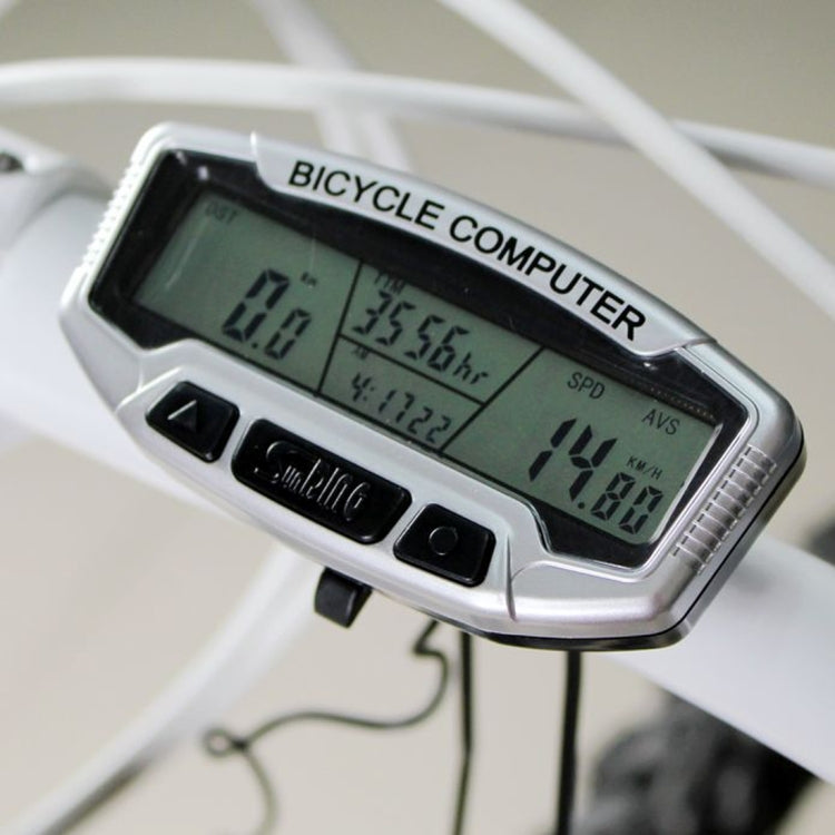 Multifunction LCD Display Cycle Computer Odometer Speedometer