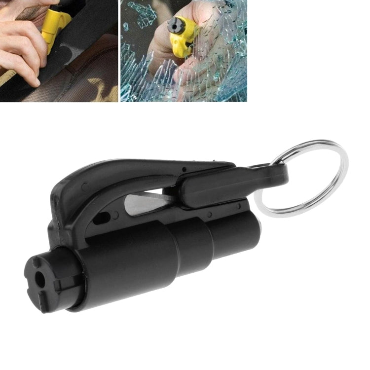 2 in 1 Car Emergency Hammer / Key Chain / Knife Broken Glass Portable Tool