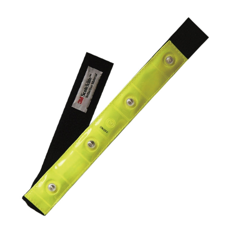 2 PCS 4 LED Lights Safety Run Reflective Arm / Leg Bands