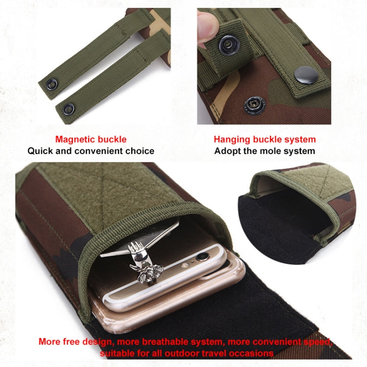 Stylish Outdoor Water Resistant Fabric Cell Phone Case, Size: approx. 17cm x 8.3cm x 3.5cm