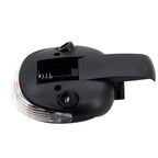 Shell Shape Bicycle Safety Rear Warning Tail Light with 2 Laser Beams and Colorful Lights