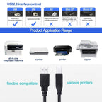 USB 2.0 Printer Extension AM to BM Cable, Length: 5m — view 4
