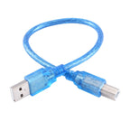 USB 1.1 AM to BM Printer Data Cable, Length: 1.8m — Blue