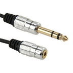 Audio Adapter Cable, Length: 30cm, 6.35mm Male to 3.5mm Female