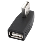 USB 2.0 AM to AF Adapter with 90 Degree Angle, Support OTG Function