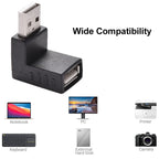USB 2.0 AM to AF Adapter with 90 Degree Angle — view 4