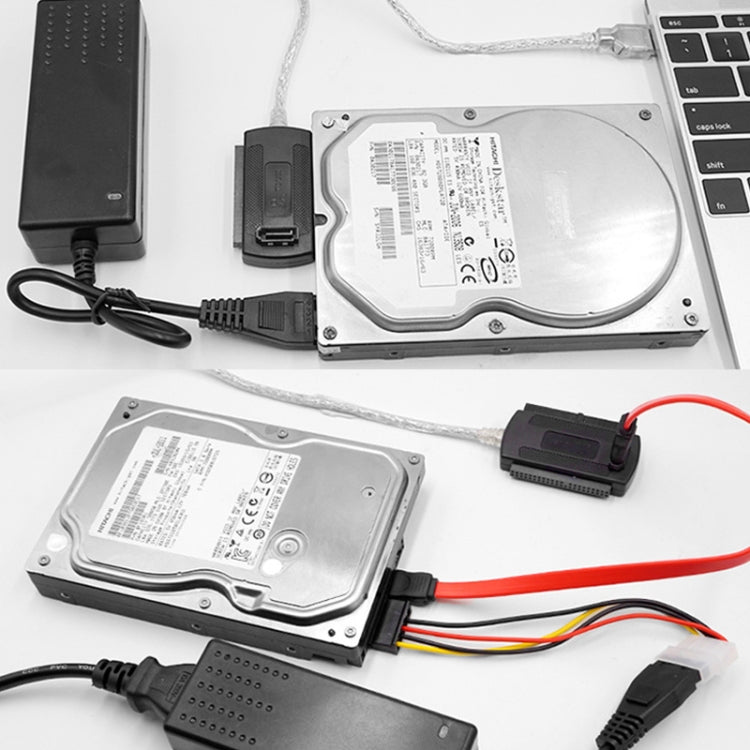 USB 2.0 to IDE & SATA Cable Cable Length: approx 55cm — S-PC-0612A