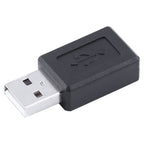 to Micro USB Female Adapter, USB 2.0 AM — USB 2.0 AM
