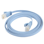 2m Ultra-thin Flat Ethernet Network LAN Cable, CAT6, Length: 2m (Baby Blue) — view 4