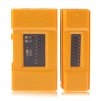 MINI RJ11 + RJ45 Dual-use Network Cable Tester — RJ45/RJ11 Orange