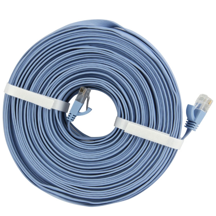 50m CAT6 Ultra-thin Flat Ethernet Network LAN Cable — view 3