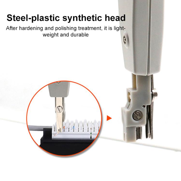 RJ45 / RJ12 / RJ11 Network BT Telephone Socket Multi Punch Insertion Tool(White) — view 4