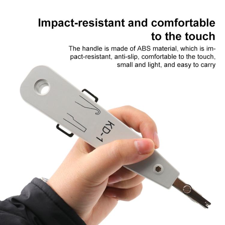 RJ45 / RJ12 / RJ11 Network BT Telephone Socket Multi Punch Insertion Tool(White) — view 5